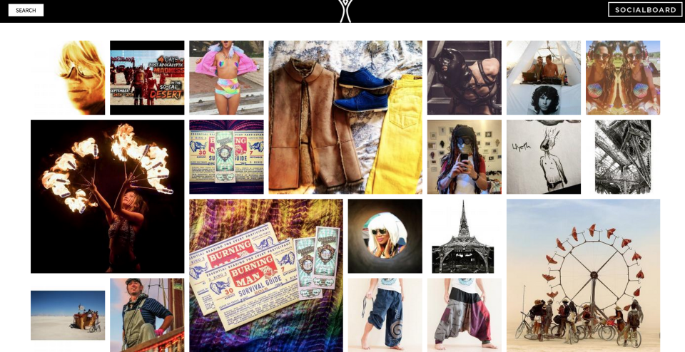 screenshot of Social Board